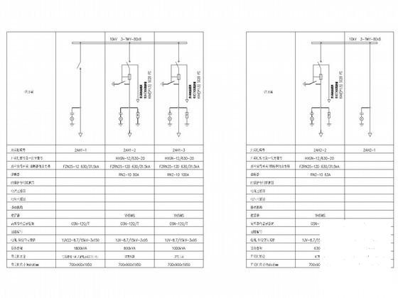 大型建筑项目电力变配电系统CAD施工图纸76张（详细大样、控制原理图、10KV接入） - 3