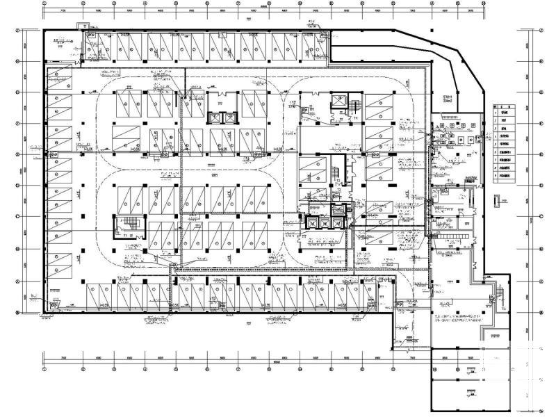 一类高层20层金禧汇酒店电气CAD施工图纸（节能设计、总图纸） - 1