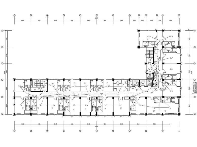 一类高层20层金禧汇酒店电气CAD施工图纸（节能设计、总图纸） - 5