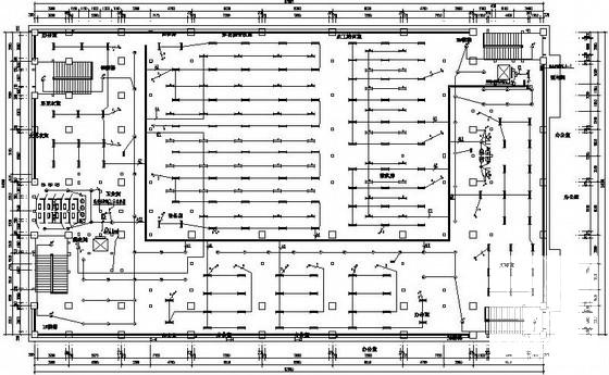 多层大型商场建筑电气CAD施工图纸(火灾自动报警) - 1