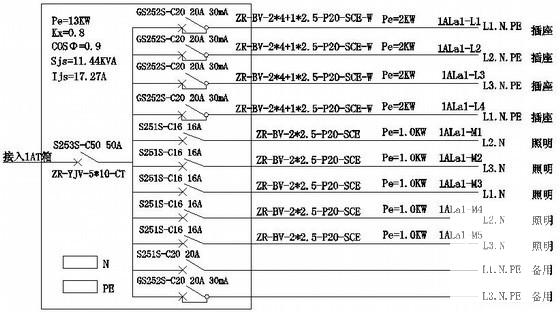 5层医院大楼装修水电CAD施工图纸 - 3