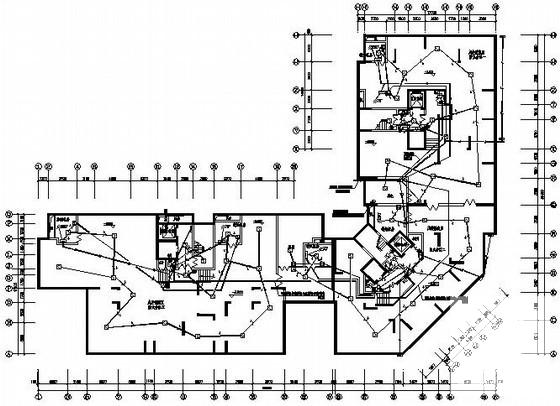 二类高层住宅楼强弱电系统CAD施工图纸（17层） - 4
