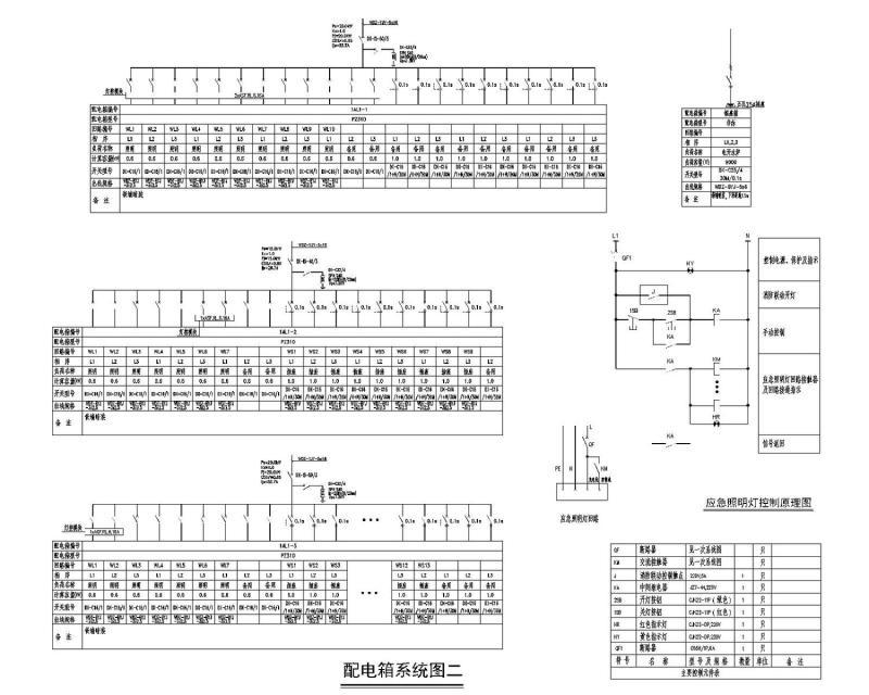 地上3层人民法院竹箦法庭电气CAD施工图纸（高14.950米） - 5