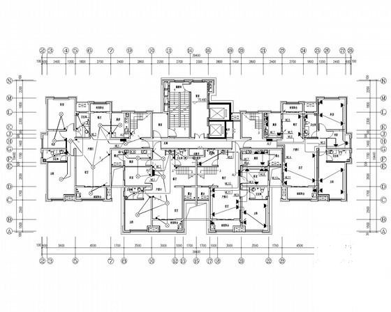 25层底商住宅楼强弱电系统CAD施工图纸 - 1