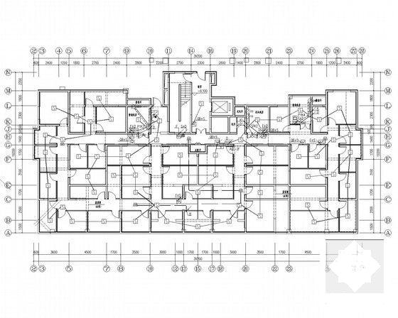 25层底商住宅楼强弱电系统CAD施工图纸 - 4