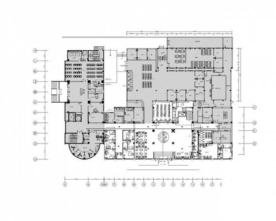 7层医院强弱电CAD施工图纸(照明布置图) - 3