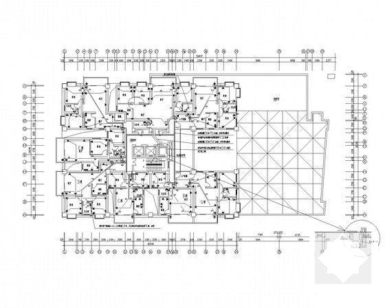 15层商住楼强弱电CAD施工图纸 - 5