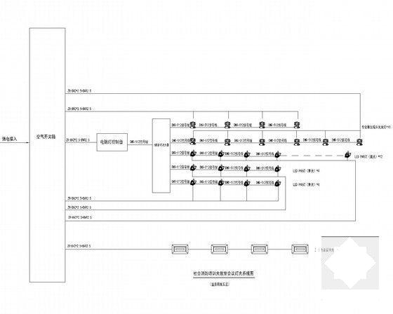 多层钢筋混凝土结构行政办公楼智能化工程电气CAD施工图纸（第三类防雷）(计算机网络系统) - 5