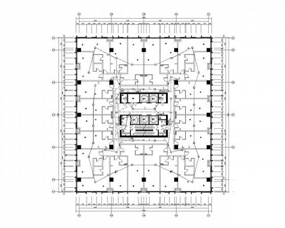 22层知名广场公寓楼强弱电CAD施工图纸（一类高层、甲级设计院）(火灾自动报警) - 3