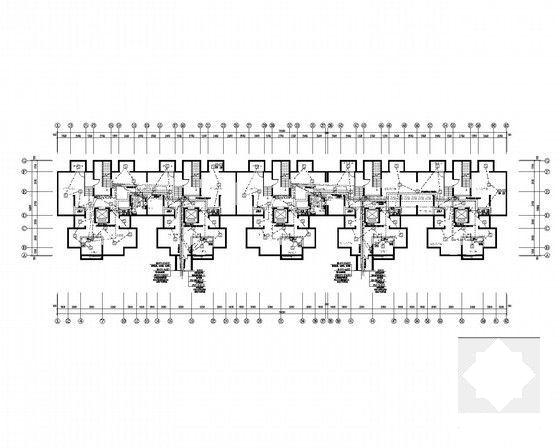 9层住宅楼强弱电CAD施工图纸 - 5
