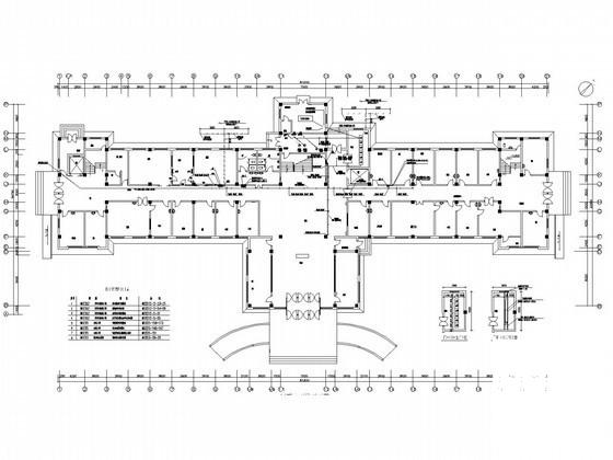 县级市5层医院电气CAD施工图纸 - 1