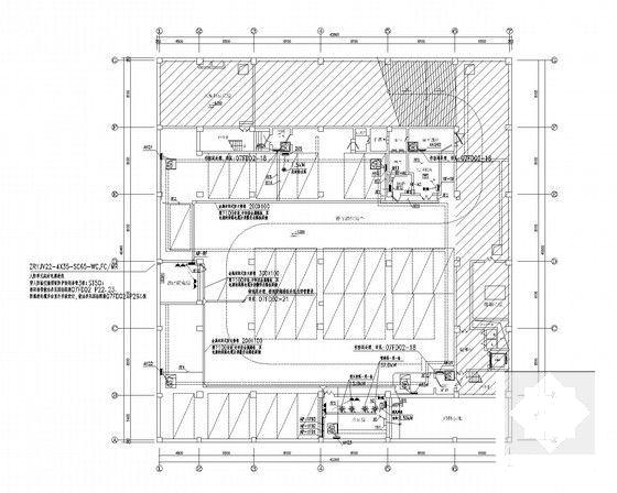 4层酒店强弱电CAD施工图纸（人防） - 4