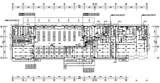 上4层框架结构客运站电气CAD施工图纸（二级负荷，第三类防雷）(安全防范系统) - 1
