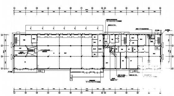 上4层框架结构客运站电气CAD施工图纸（二级负荷，第三类防雷）(安全防范系统) - 2