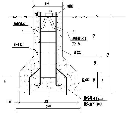 道路市政电气管线与照明CAD施工图纸（节点大样：灯具,配电箱） - 3