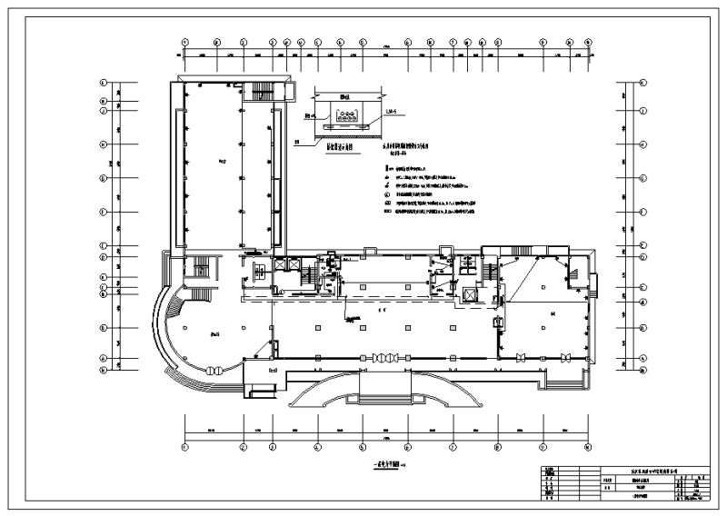 一类建筑地上21层国企写字办公楼电气设计CAD施工图纸 - 3