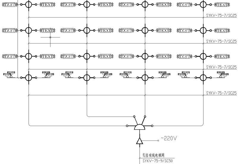 第三类防雷建筑综合楼电气施工图图纸（用电负荷标准按8KW计） - 5