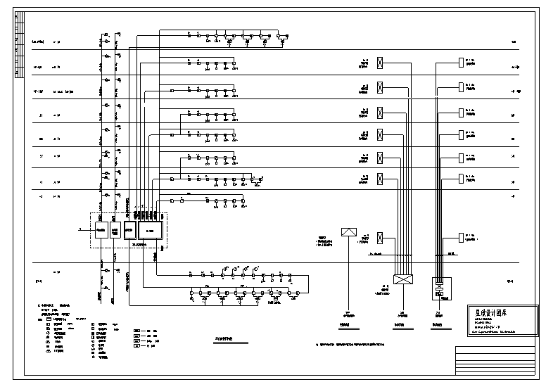 高层酒店电气设计图纸（二类防雷建筑，二级负荷，三级负荷） - 3