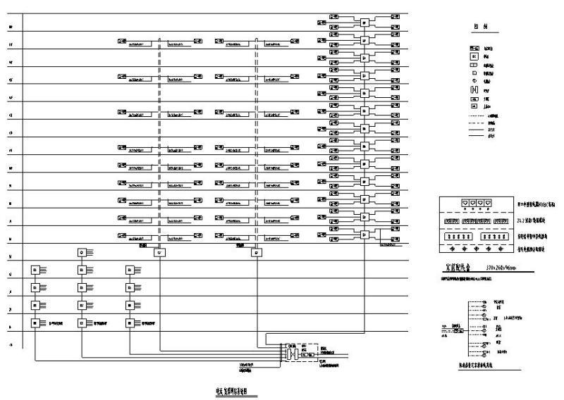 上18层商业大厦电气施工CAD图纸(联动控制系统) - 2