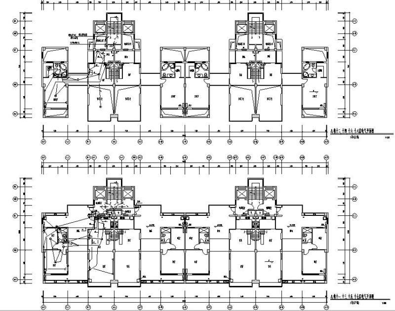 上18层商业大厦电气施工CAD图纸(联动控制系统) - 3