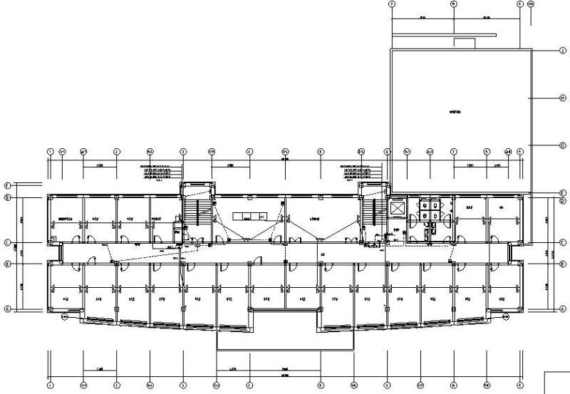 检察院地上5层办公楼电气CAD施工图纸（二级负荷，三级负荷）(框架结构) - 3