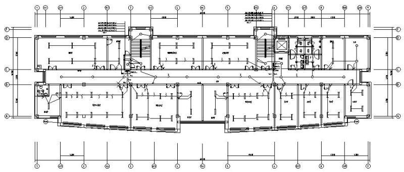 检察院地上5层办公楼电气CAD施工图纸（二级负荷，三级负荷）(框架结构) - 4