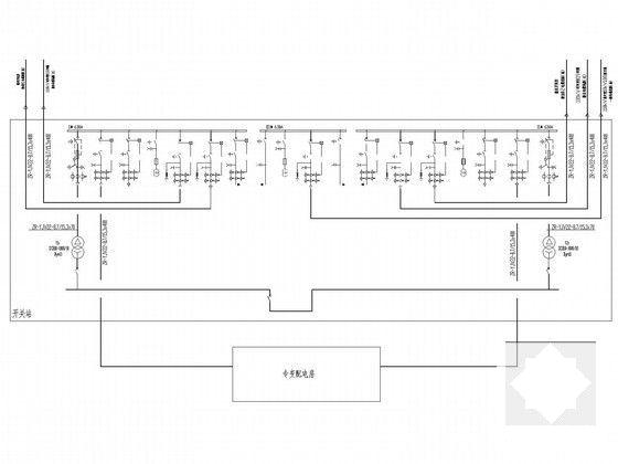 41层商业综合楼电气CAD施工图纸108张（变配电工程）(火灾自动报警) - 4