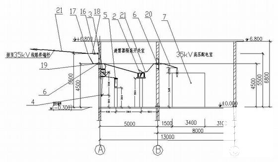 选矿工程35KV总降压站电气CAD施工图纸 - 4
