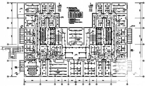 一类综合性高层建筑电气CAD施工图纸（负荷照度计算书） - 2