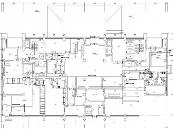 综合性二级甲等医院病房楼电气设计CAD施工图纸(消防报警及联动) - 1