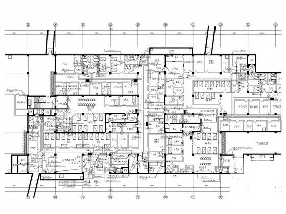 商住楼地下车库电气CAD施工图纸（人防） - 1