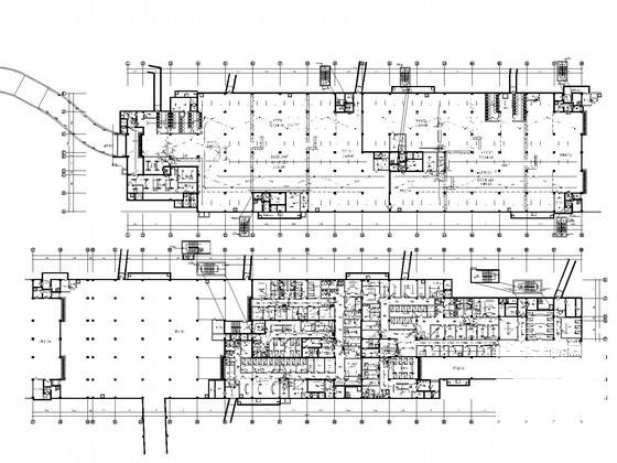 商住楼地下车库电气CAD施工图纸（人防） - 2