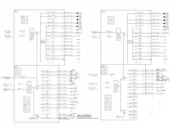 商住楼地下车库电气CAD施工图纸（人防） - 4