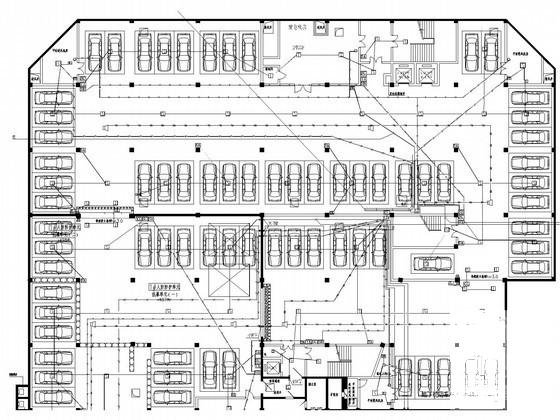 安居工程电气设计CAD施工图纸（甲级设计院）(火灾自动报警) - 2