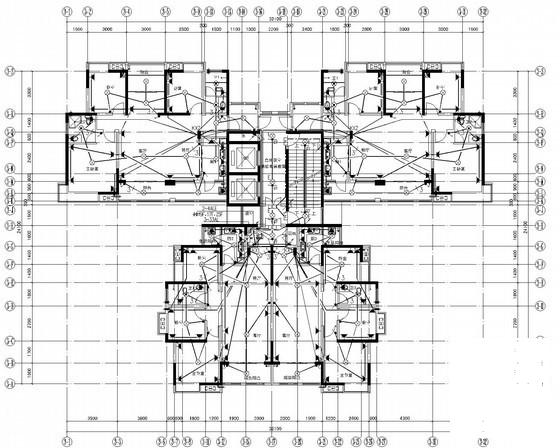 一类高层高档社区电气设计CAD施工图纸（甲级院设计）(火灾自动报警系统) - 1
