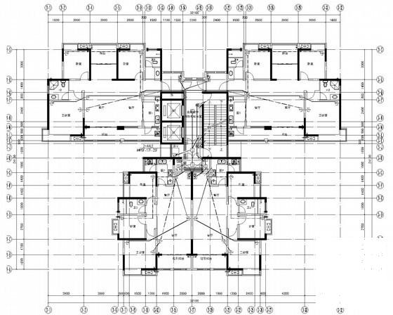 一类高层高档社区电气设计CAD施工图纸（甲级院设计）(火灾自动报警系统) - 2