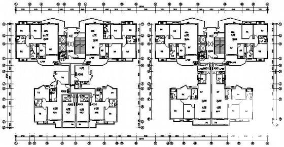 30层高层小区住宅楼电气设计CAD施工图纸 - 1