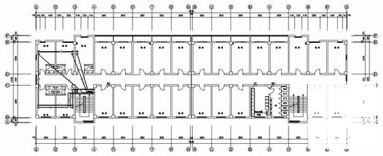 5层职工宿舍楼电气设计CAD图纸（二级负荷）(防雷接地系统等) - 3