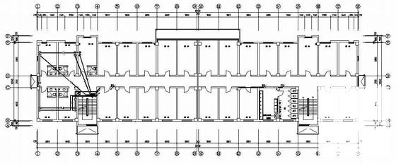 5层职工宿舍楼电气设计CAD图纸（二级负荷）(防雷接地系统等) - 4