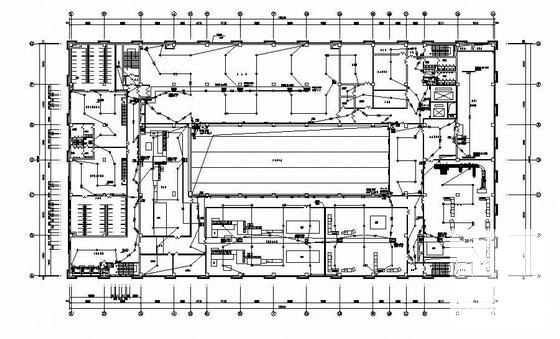 3层印钞厂供电房电气设计CAD图纸（二级负荷）(消防报警系统) - 3