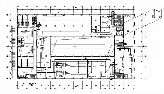 3层印钞厂供电房电气设计CAD图纸（二级负荷）(消防报警系统) - 4