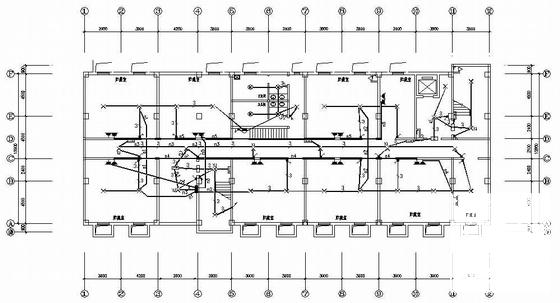 6层商住楼电气设计图纸（二级负荷）(火灾自动报警系统) - 2