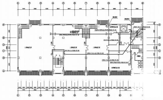 6层商住楼电气设计图纸（二级负荷）(火灾自动报警系统) - 3