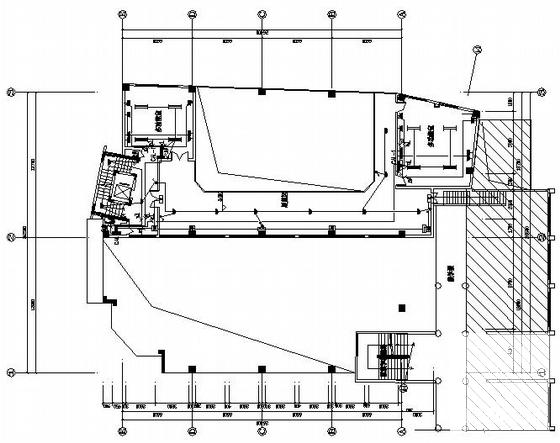 3层学校体训楼电气设计CAD图纸（高24.5米）(防雷接地系统) - 1