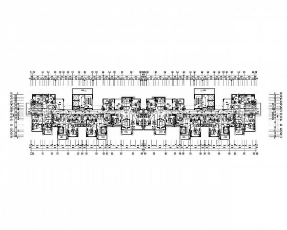 18层住宅强弱电CAD施工图纸（楼宇对讲、安全防范系统） - 1