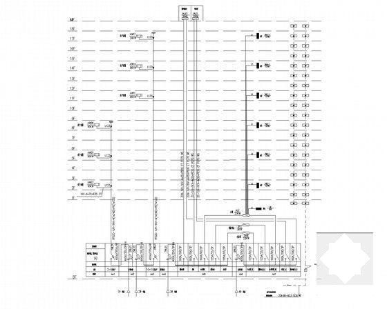 18层住宅强弱电CAD施工图纸（楼宇对讲、安全防范系统） - 4