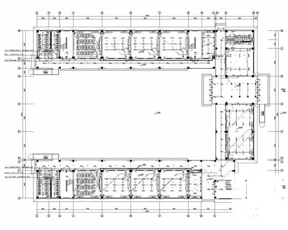 4层小学完整强弱电施工cad图纸(最新设计新火规甲级设计) - 1