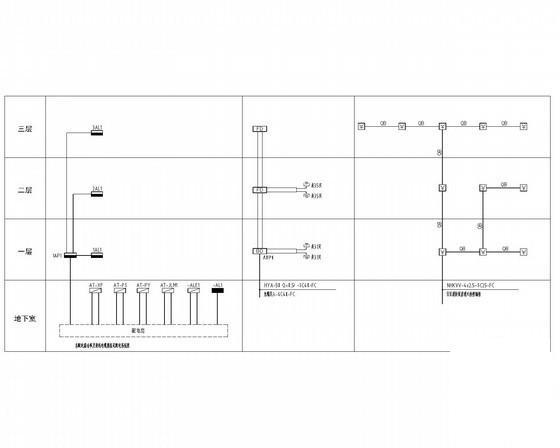 4层小学完整强弱电施工cad图纸(最新设计新火规甲级设计) - 2