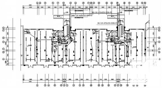 11层住宅楼小区电气设计CAD图纸（三级负荷） - 1