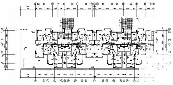 11层住宅楼小区电气设计CAD图纸（三级负荷） - 2